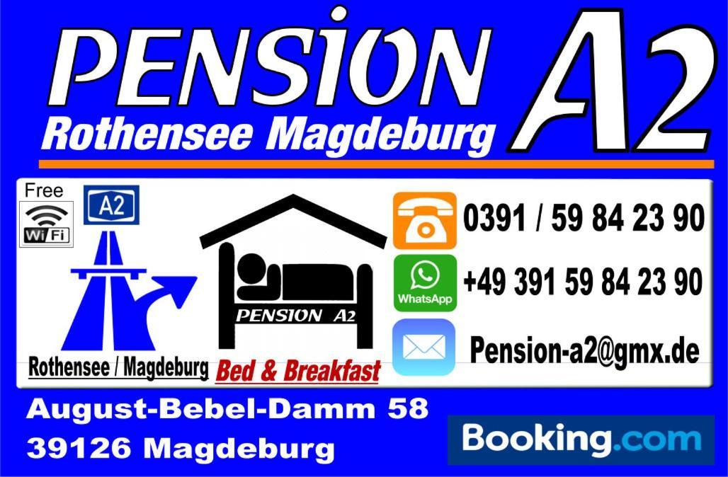 Pension - A2 Rothensee / Magdeburg Kültér fotó